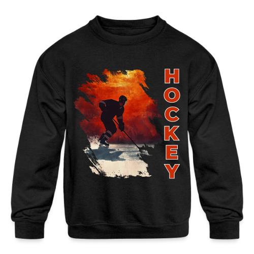 Hockey Vibes - Kids' Crewneck Sweatshirt