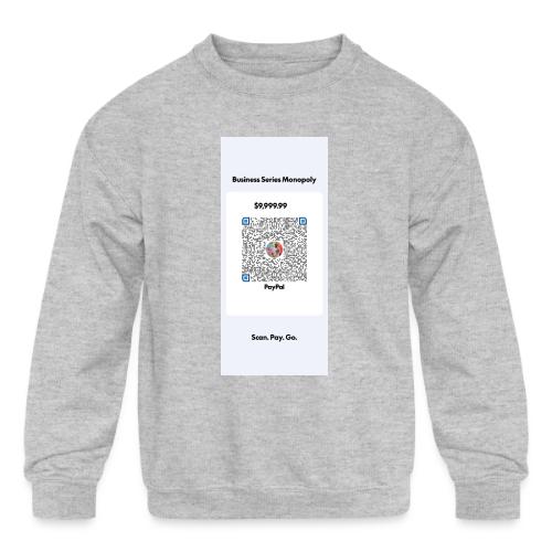 pp my qrcode 1758477437583 - Kids' Crewneck Sweatshirt