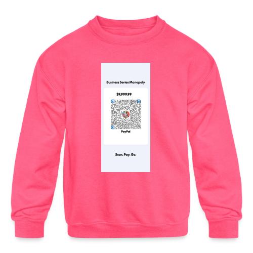 pp my qrcode 1758477437583 - Kids' Crewneck Sweatshirt