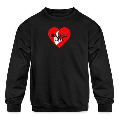 Blue Hill Love - Kids' Crewneck Sweatshirt