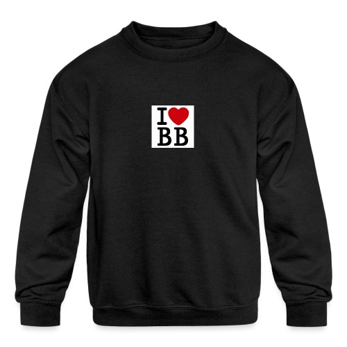 I Love BB - Kids' Crewneck Sweatshirt