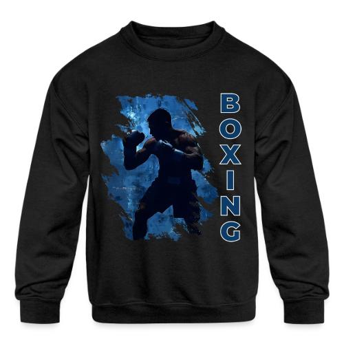 Boxing Style - Kids' Crewneck Sweatshirt