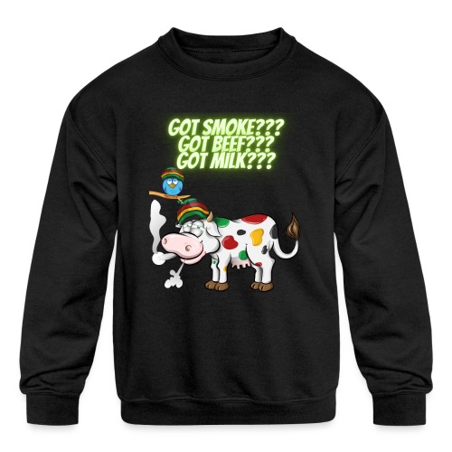 GotBeef - MrInappropriate x AORMAI Collection - Kids' Crewneck Sweatshirt