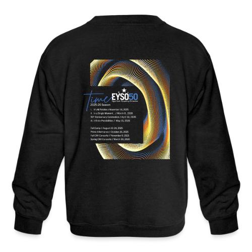 25 26 Season Shirt FRONT BACK EYSO - Kids' Crewneck Sweatshirt