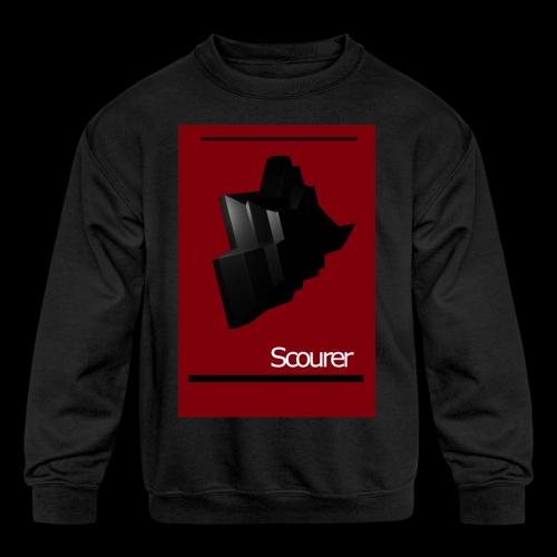 BlackGundamBlade2 001logo4 - Kids' Crewneck Sweatshirt