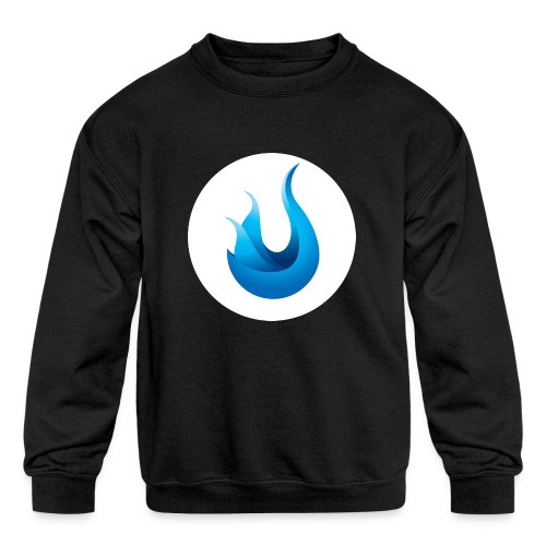 flame front png - Kids' Crewneck Sweatshirt
