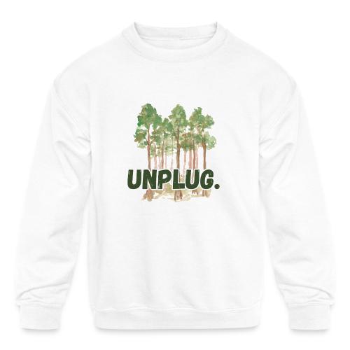 Unplug Series 4 - Kids' Crewneck Sweatshirt