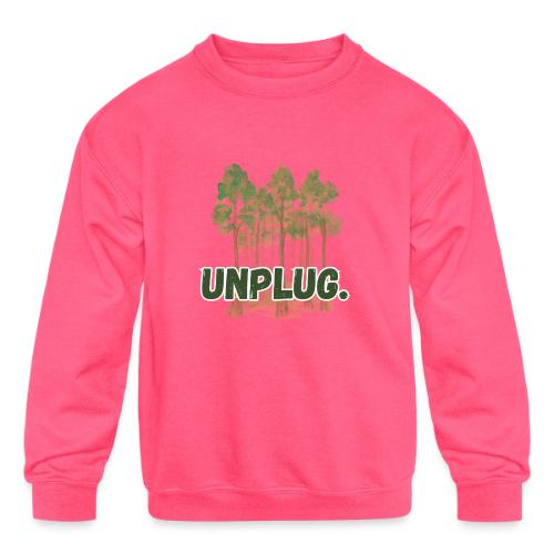 Unplug Series 4 - Kids' Crewneck Sweatshirt