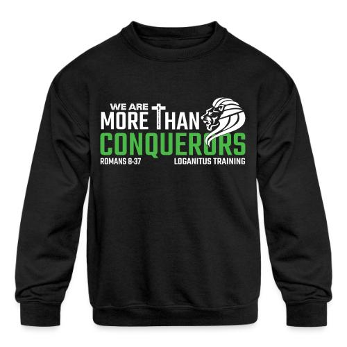 More Than Conquerors...VICTORIOUS - Kids' Crewneck Sweatshirt