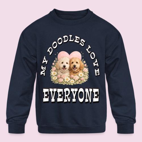 My Doodles Over Everyone - Kids' Crewneck Sweatshirt