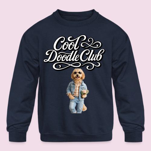 Cool Doodle Club | Goldendoodle Lover Design - Kids' Crewneck Sweatshirt