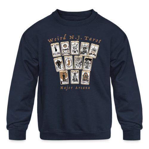 Weird N.J. Tarot – Major Arcana - Kids' Crewneck Sweatshirt