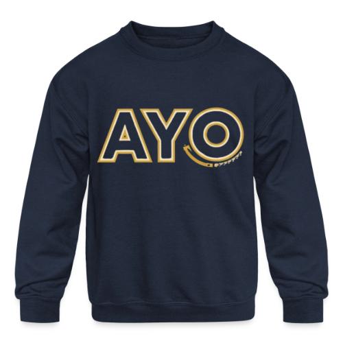 AyoGaming's Logo v1 - Kids' Crewneck Sweatshirt