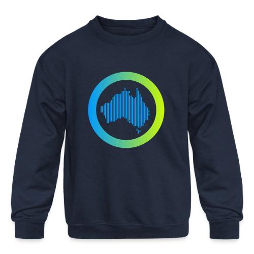Gradient Symbol Only - Kids' Crewneck Sweatshirt