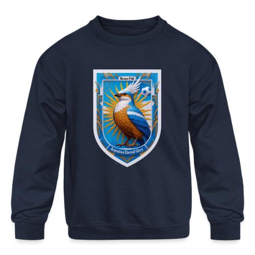 Argentina Hornero Pride T Shirt, Football Gift - Kids' Crewneck Sweatshirt