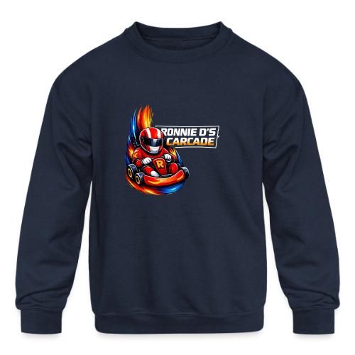 Carcadelogoracer1 - Kids' Crewneck Sweatshirt