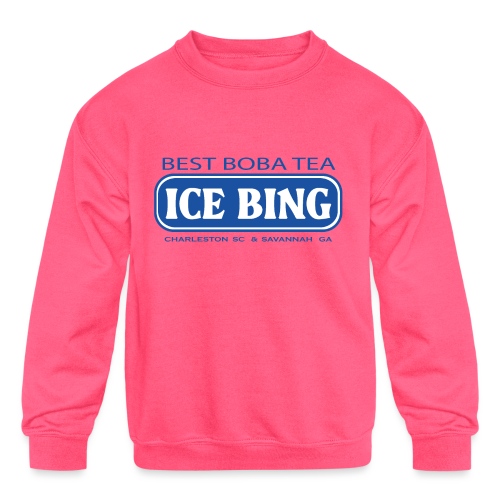 ICE BING LOGO 2 - Kids' Crewneck Sweatshirt