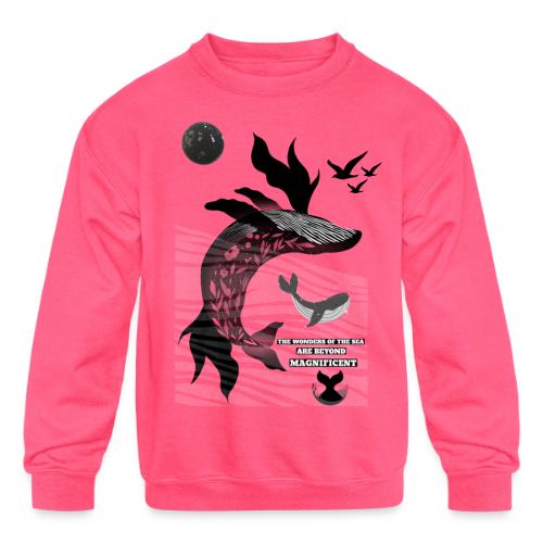 The Wonders Of The Sea - Kids' Crewneck Sweatshirt