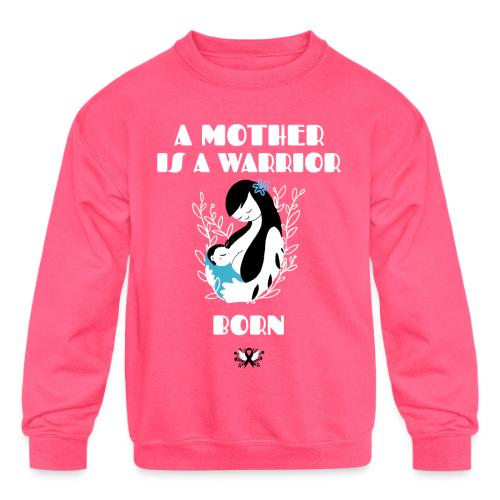 Warrior Mother - Kids' Crewneck Sweatshirt