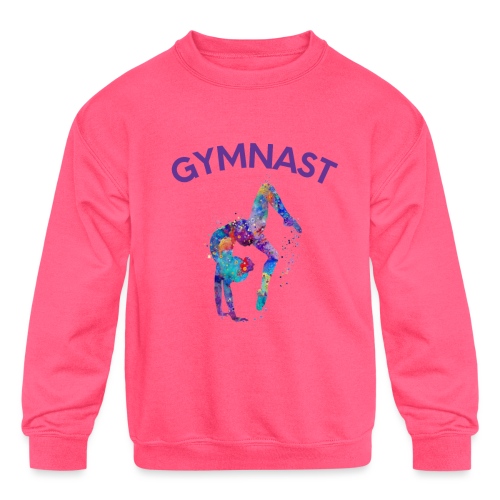 Spring into Gymnastics - Kids' Crewneck Sweatshirt