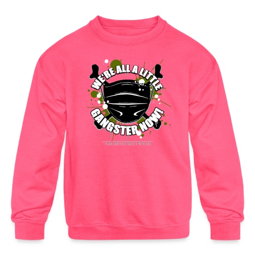 Covid Gangster - Kids' Crewneck Sweatshirt