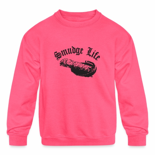 smudge life - Kids' Crewneck Sweatshirt