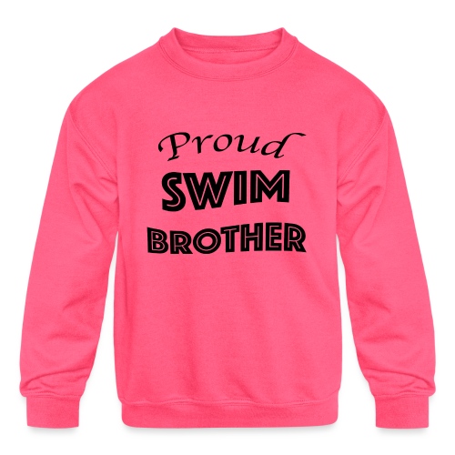 swim brother - Kids' Crewneck Sweatshirt
