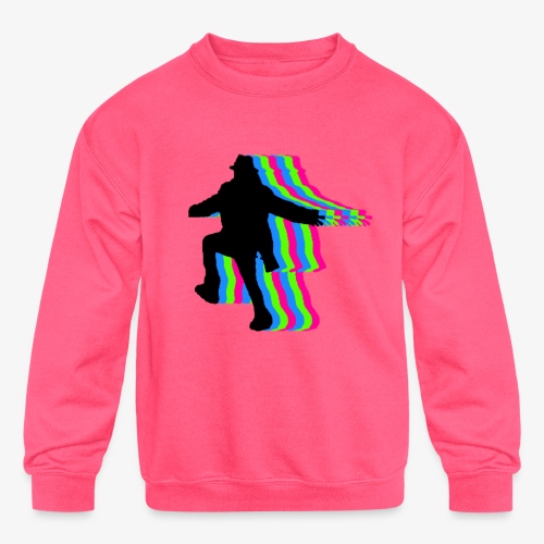 silhouette rainbow - Kids' Crewneck Sweatshirt