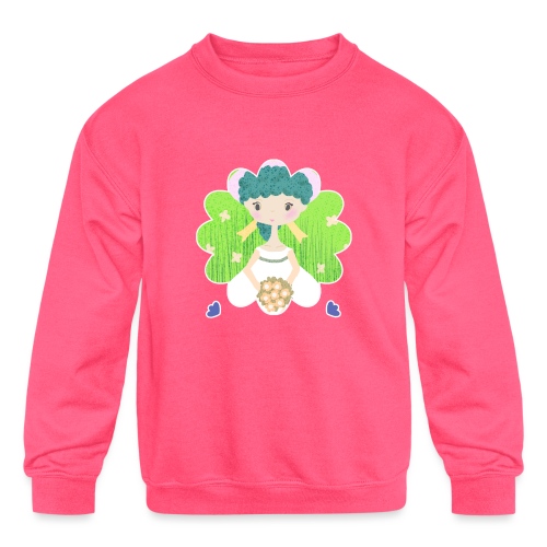 Romantic Girl - Kids' Crewneck Sweatshirt