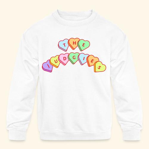 The Judgies Candy Hearts - Kids' Crewneck Sweatshirt