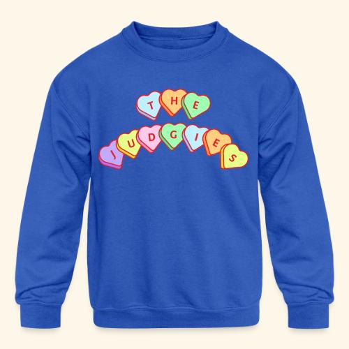 The Judgies Candy Hearts - Kids' Crewneck Sweatshirt