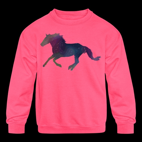 Rainbow Starhorse - Kids' Crewneck Sweatshirt
