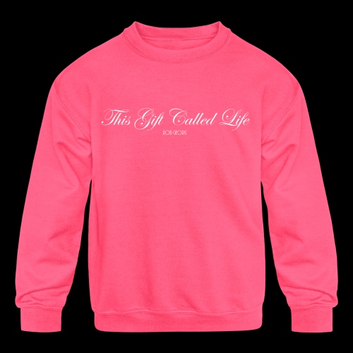 This Gift Called Life Merch - Kids' Crewneck Sweatshirt