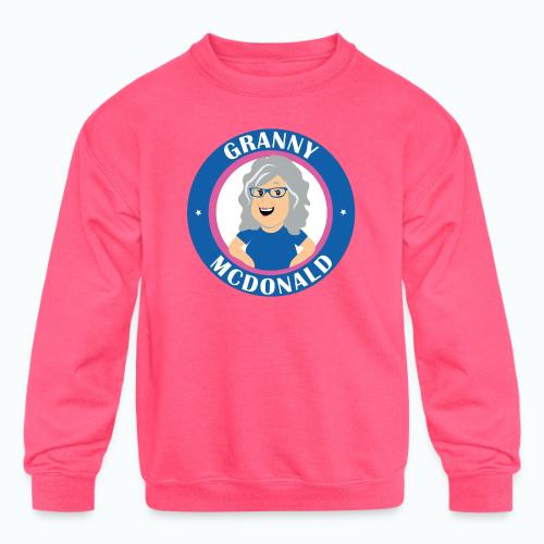 Granny Logo - Kids' Crewneck Sweatshirt