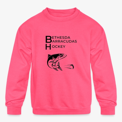 BBH Series Large Black Logo - Kids' Crewneck Sweatshirt