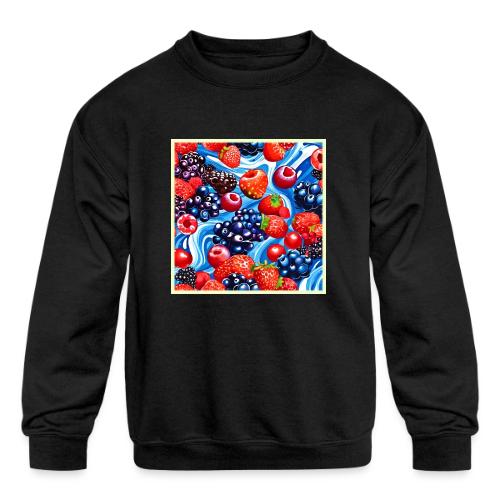 Berrylicious Blue Dream - Kids' Crewneck Sweatshirt