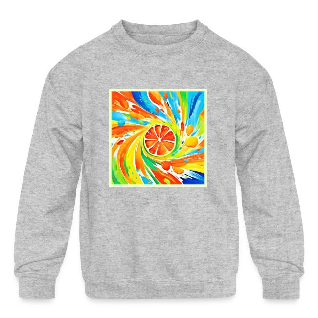 Citrus swirling Splash Design