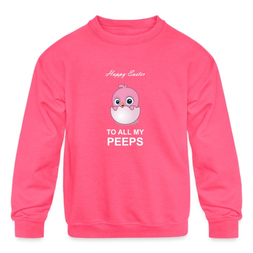 My peeps - Kids' Crewneck Sweatshirt