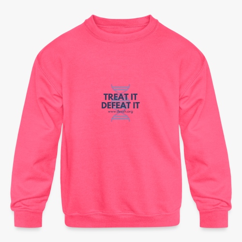 Treat It Defeat It Shirt - Kids' Crewneck Sweatshirt
