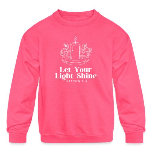 Let Your Light Shine - Kids' Crewneck Sweatshirt