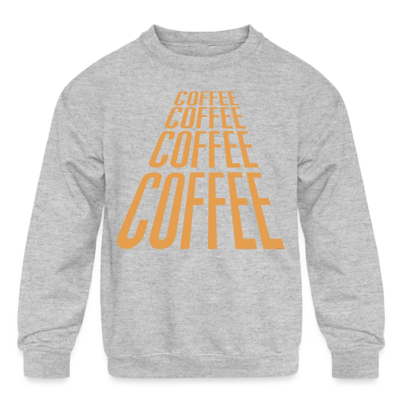 Vintage Science Fiction COFFEE TSci Fi Fans by ASJ - Kids' Crewneck Sweatshirt