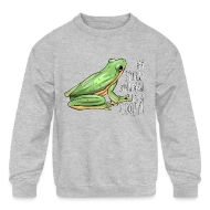 My Spirit Animal is a Coqui Boricua Puerto Rico Re - Kids' Crewneck Sweatshirt