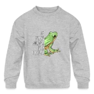 My Spirit Animal is a Coqui Boricua Puerto Rico - Kids' Crewneck Sweatshirt