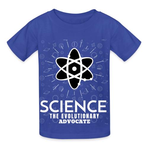 Science The Evolutionary Advocate White Design - Heavyweight Kid's T-Shirt