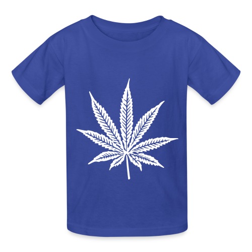 Cannabis Leaf - Hanes Youth T-Shirt
