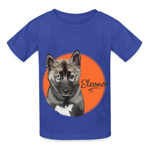 Eleanor the Husky from Gone to the Snow Dogs - Hanes Youth T-Shirt