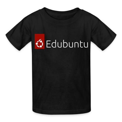 Edubuntu Logo 2023 - White - Heavyweight Kid's T-Shirt
