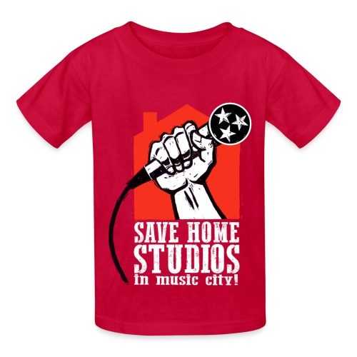 Save Home Studios In Music City - Hanes Youth T-Shirt