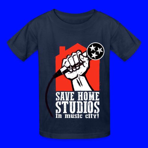 Save Home Studios In Music City - Heavyweight Kid's T-Shirt