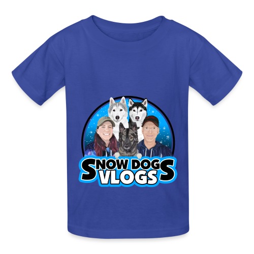Snow Dogs Vlogs Family Logo - Hanes Youth T-Shirt